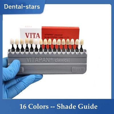 VITA 16 Colors Teeth Shade Guide Classical Porcelain VITAPAN Colorimetric Plate