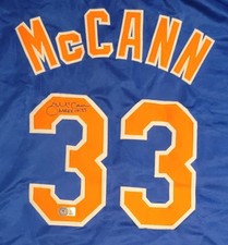 James McCann Signed Jersey W/ Beckett BAS COA New York Mets MLB