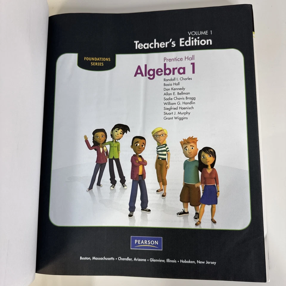 ALGEBRA 1, TEACHER'S EDITION (FOUNDATIONS SERIES, 1) - Hardcover - Image 3 of 4