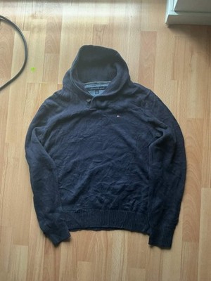 Tommy Hilfiger Halskragen Marine Blau Gr.M Herren Pullover