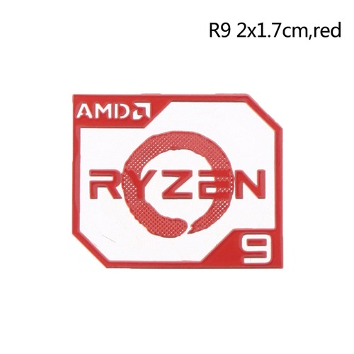 AMD Ruilong Ryzen R9 R7 R5 R3 Vega Metal Sticker Notebook Desktop Logo Sticker - Afbeelding 11 van 18