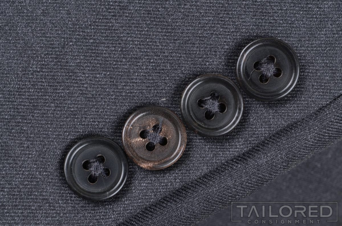 HICKEY FREEMAN Recent Solid Gray 100% Wool Blazer… - image 7