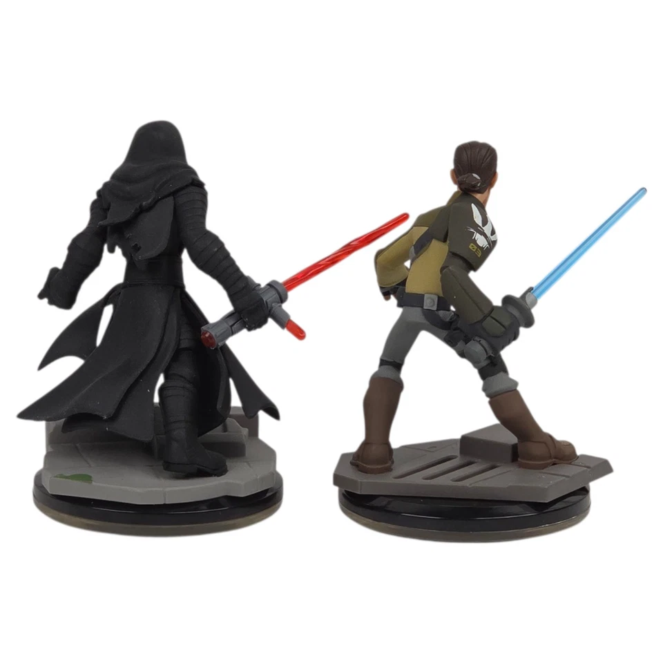 Lote de 7 bonecos Disney Infinity 3.0 Star Wars Light FX - Yoda, Anakin e mais - Imagem 2 de 4