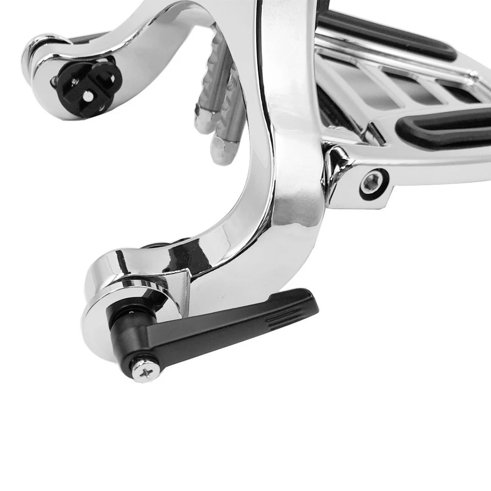 Motorcycle Multi-Purpose Driver And Passenger Backrest Adjustable For Sportster Foto 4 de 4