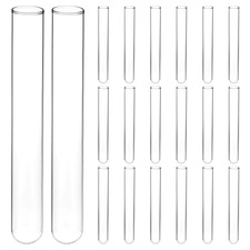 ® Confezione Da 20 Provette in Vetro, Diametro Esterno 20 Mm X Lunghezza 150 Mm,