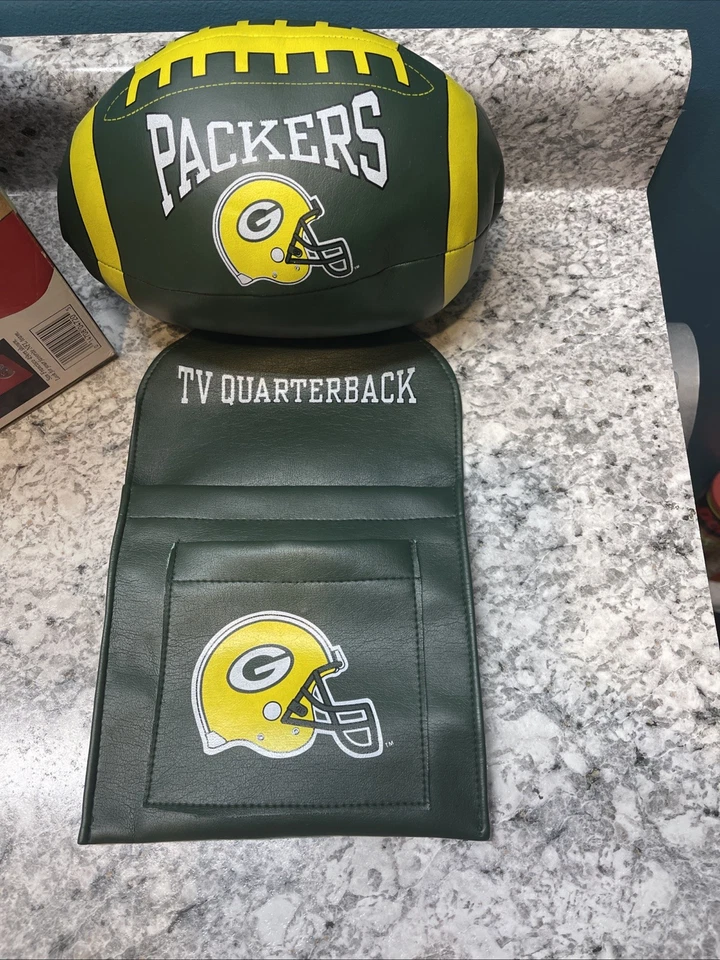 Green Bay Packers ТВ квотербек футбольный фанат видео органайзер команды НФЛ винтажный - Изображение 3 из 4