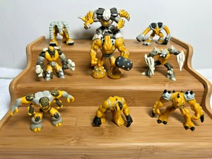 GORMITI-GIOCHI-PREZIOSI-FIGURES-LOT-9-PIECES-Earth-Rock
