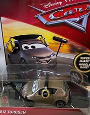 DISNEY PIXAR CARS "BIZ TORQSEN" SUPER CHASE, NEW IN PACKAGE, SHIP WORLD WIDE