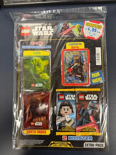 Lego Star Wars Trading Card Sleeves + 2 Series 1 Booster Packs