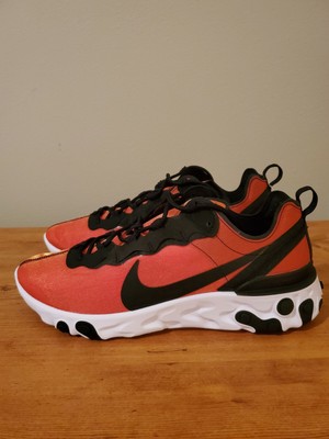 nike react element 55 orange black