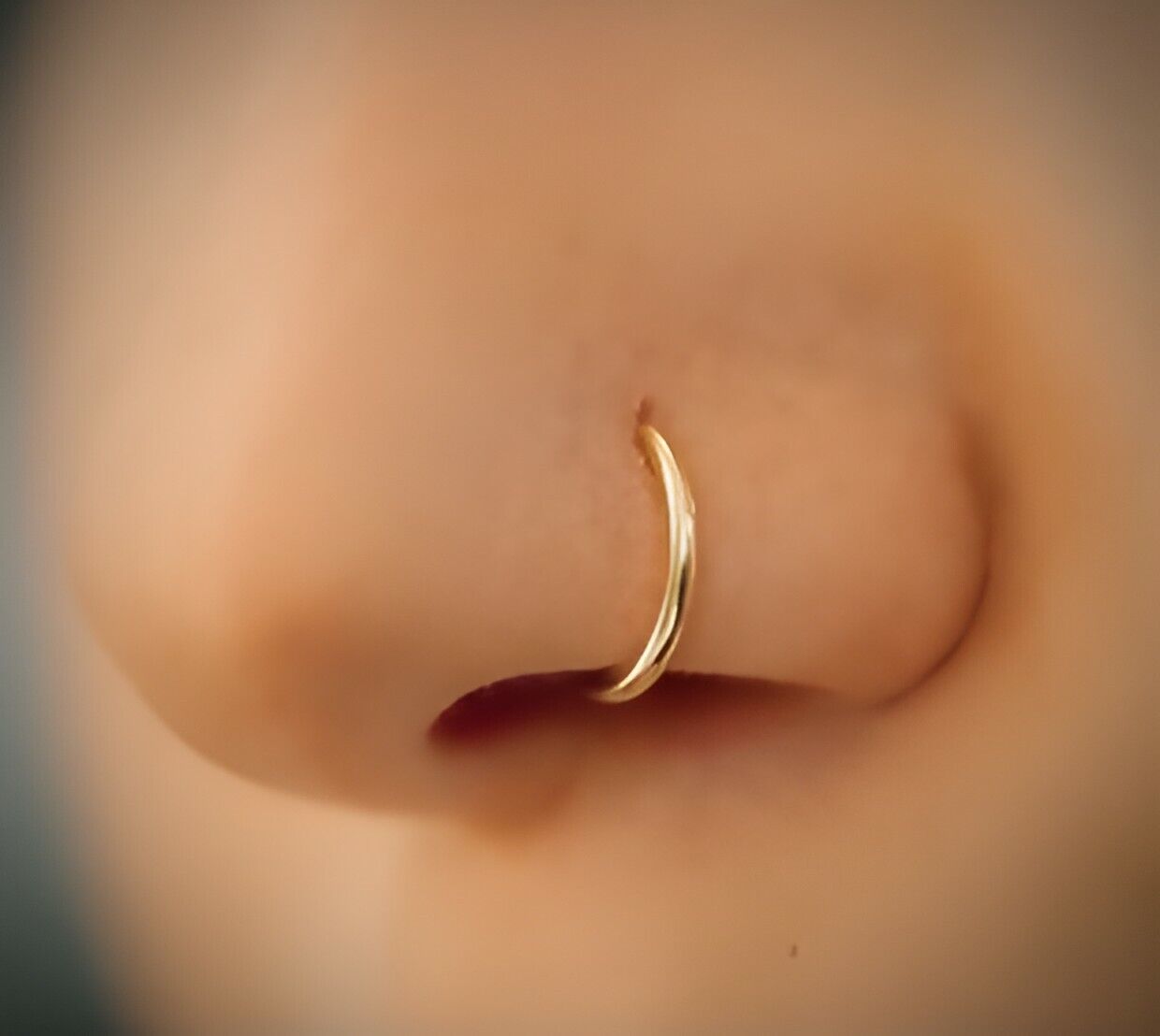 Bull nose ring woman
