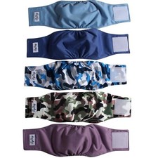 Reusable Dog Belly Bands for Male Dogs Diapers,5 Pack Premium Washable Dog