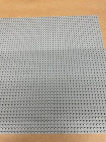 LEGO 628 Light Bluish Gray Baseplate 48 x 48 Light Playwear