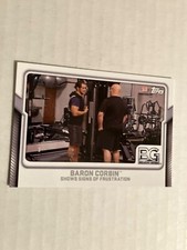 #1 Baron Corbin 2016 topps insert wrestling card born in Lenexa Kansas see scan
