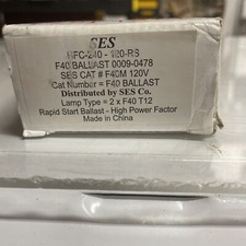 NEW SES HFC-240-120-RS RAPID START BALLAST