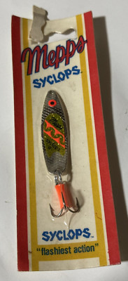Vintage     Mepps         Syclops  0 #               Gold & Orange