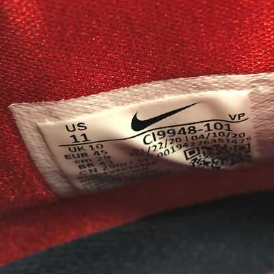 Nike Red & White Striped Athletic Shoes | Stylish Logo Accents Nike Red & White Striped Athletic Shoes | Stylish Logo  main image 3