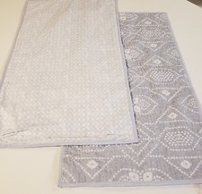 Pair Of The Big One Gray And White King Size Pillow Cases Size 20" 36".