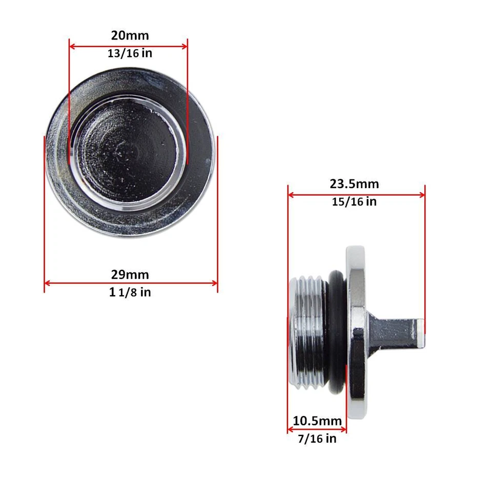 Relleno de aluminio CNC cromado para Suzuki GSXR 600 750 Dexter líquido de tapa de aceite de motor Foto 2 de 3