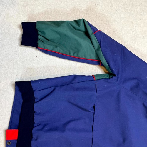 Vintage Cooper Cole Windbreaker Jacket Men Medium Blue Green Ski Long Sleeve - Picture 11 of 14