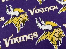 Cotton Fabric Vikings Minnesota NFL NFL 58" x 25 2013s 205