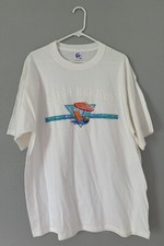VTG Jerzees Combed Cotton USA Made 90s Edgewater Beach Resort Shirt XL Florida