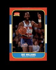 1986-87 Fleer #124 Gus Williams NM-MT+ Bullets Break