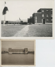 Mazzocchio idrovora presso Pontinia 2 foto vintage periodo fascismo città nuove