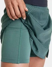 All In Motion Women's Knit Slit Skort Size 1X Dark Green