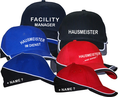 Basecap Baseball Cap Kappe Mütze Hut Facility Manager Hausmeister Service  3