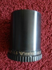 Viewlex f:1.6 JAN 2" 16mm Movie Projector Lens B H, DeVry, IPC, Lumen, Aimes