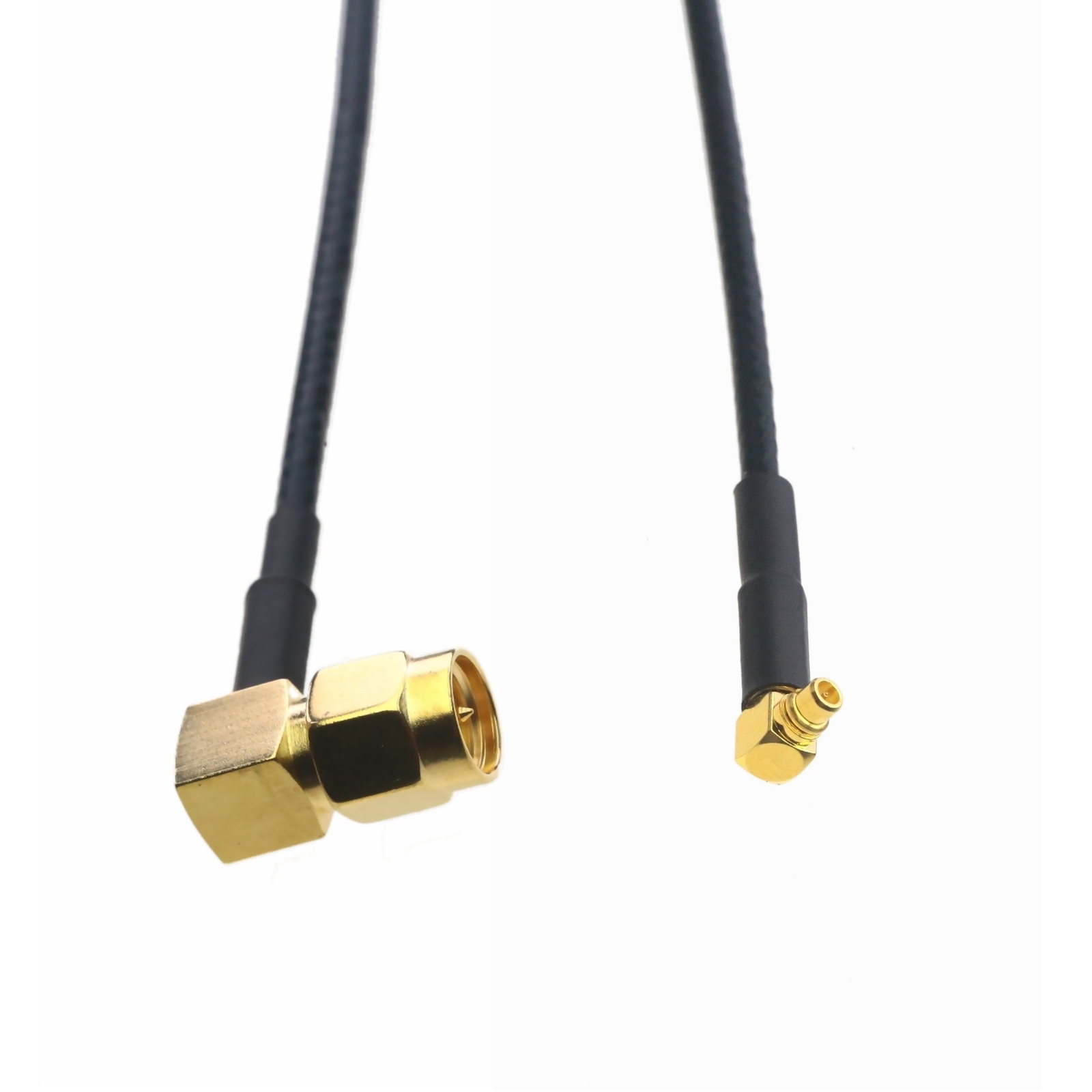 RF Cable MMCX plug Elbow to SMA male RA RG316 6