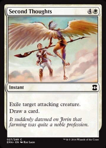x1 Second Thoughts - Eternal Masters - NM - MTG - Afbeelding 1 van 1