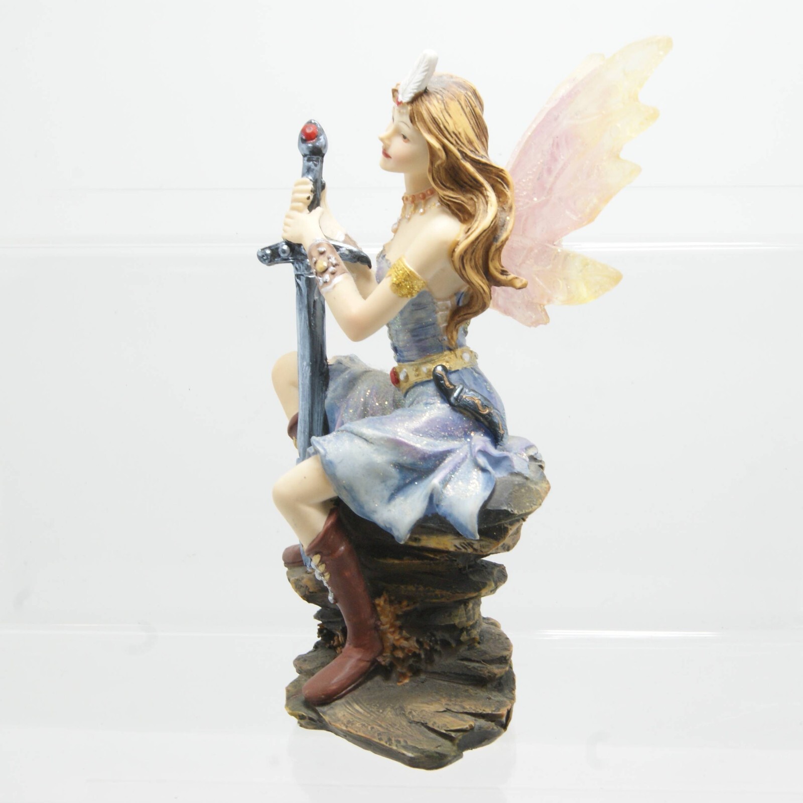 Faerie Glen Munro Resin Fairy with a Sword Figurine 6" 7FR171 eBay