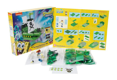 SpongeBob SquarePants The Flying Dutchman's Ship Construction Set 114 Pc NIB