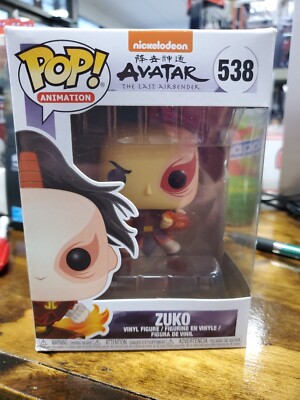 Funko Pop! Animation Avatar The Last Airbender #538 Zuko 889698364669| 