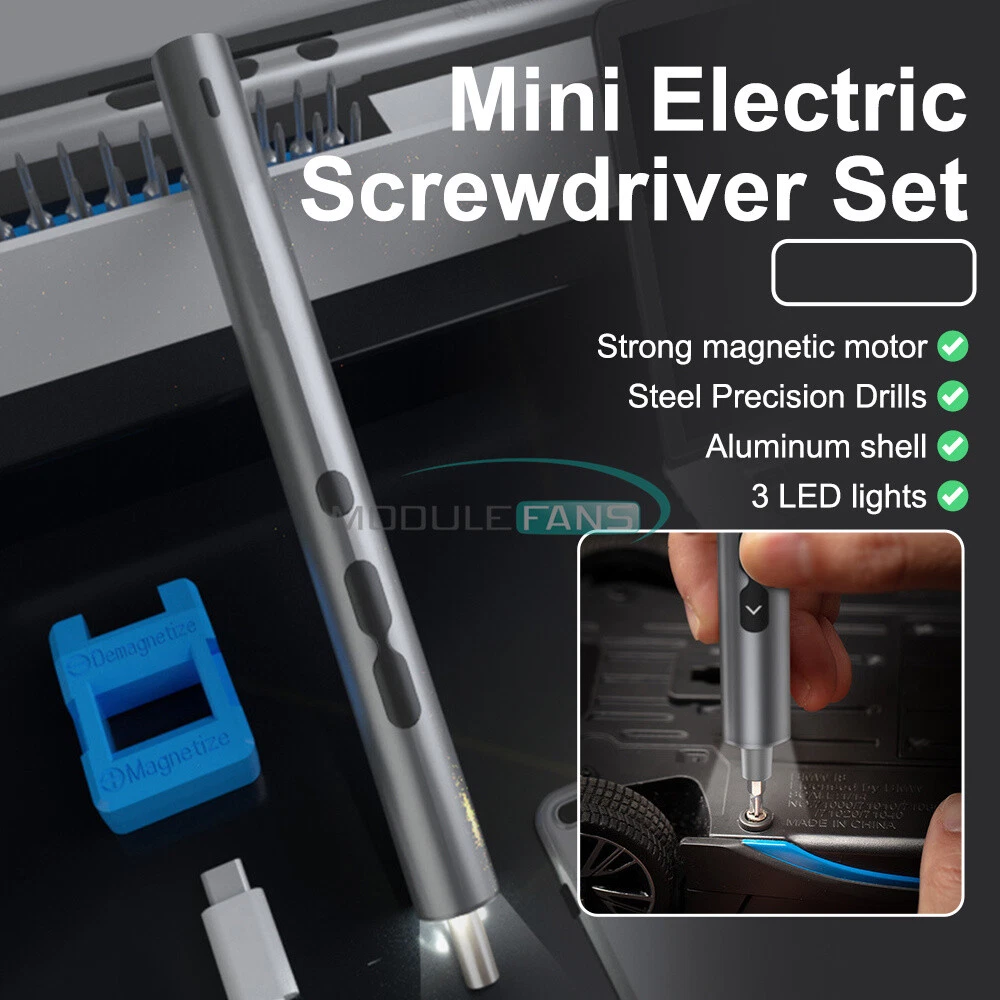 Electric Screwdriver 28 IN 1 Cordless Mini Power Precision