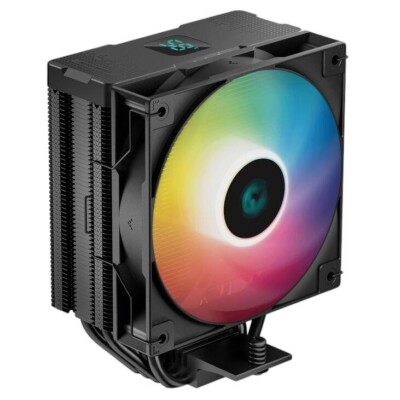 DeepCool AG400 Digital | ARGB CPU-Kühler mit Temperaturanzeige | Schwarz