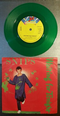 Snips Waiting For Tonight 1st Press UK 1978 7'' Green VINYL Single Ex.Cond TESTED