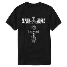 Orthodox Cross Death To The World The Last True Rebellion T-Shirt New 100% Cotto