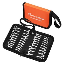 	SPEEDWOX 20 Pcs Mini Combination Wrench Set Metric & SAE Small Wrenches	