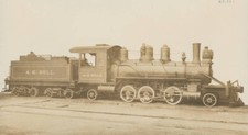 A. E. Bell Road No. 1 Train OLD PHOTO