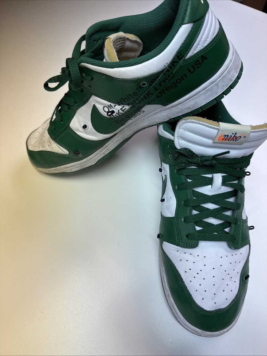 Size 14 - Nike Dunk Low x OFF-WHITE Pine Green 2019 for sale
