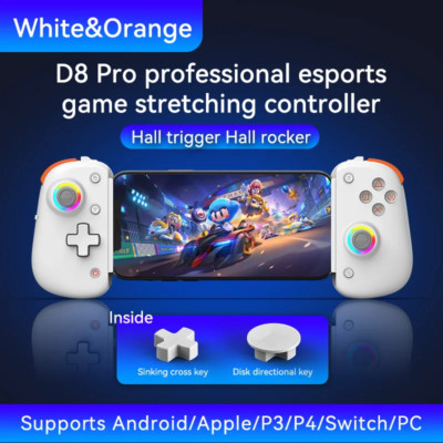 BSP D8 PRO RGB Tablet Controller Wireless Handle for Switch Game Bluetooth Stret