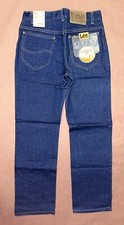 Vintage Lee Student Blue Jeans, Strait Leg, Deadstock NWT, Size 29x28