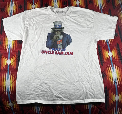 Vintage 90's Delta Uncle Sam Jam T-Shirt Music Festival Tour Vintage vintage concert t-shirt, vintage, size XL, single stitch, B+ condition