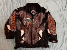 Castle X Snowmobile Jacket Coat w Skull Youth Boys Size Small