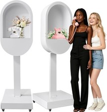 Romantic Audio Guest Book Stand Phone Booth Telephone Stand for Wedding Party