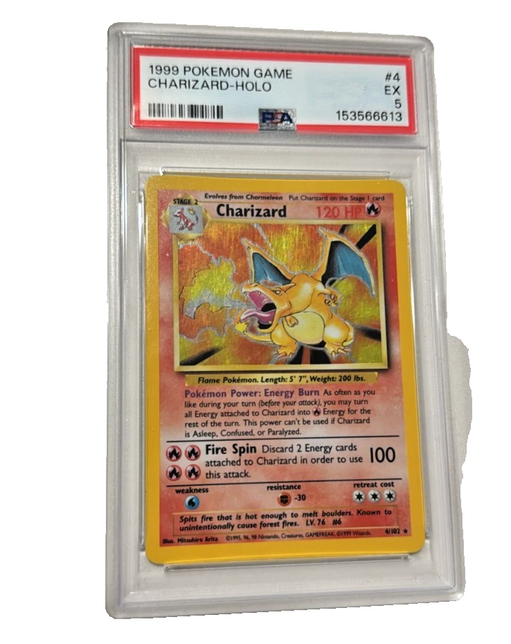 Pokémon TCG Grade 5 Charizard Individual Collectible Card Game