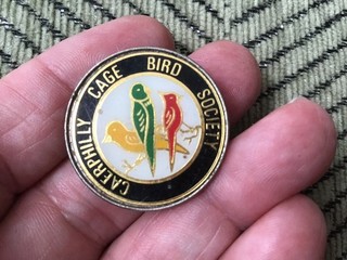 Caerphilly Cage Bird Society Enamel Pin Badge